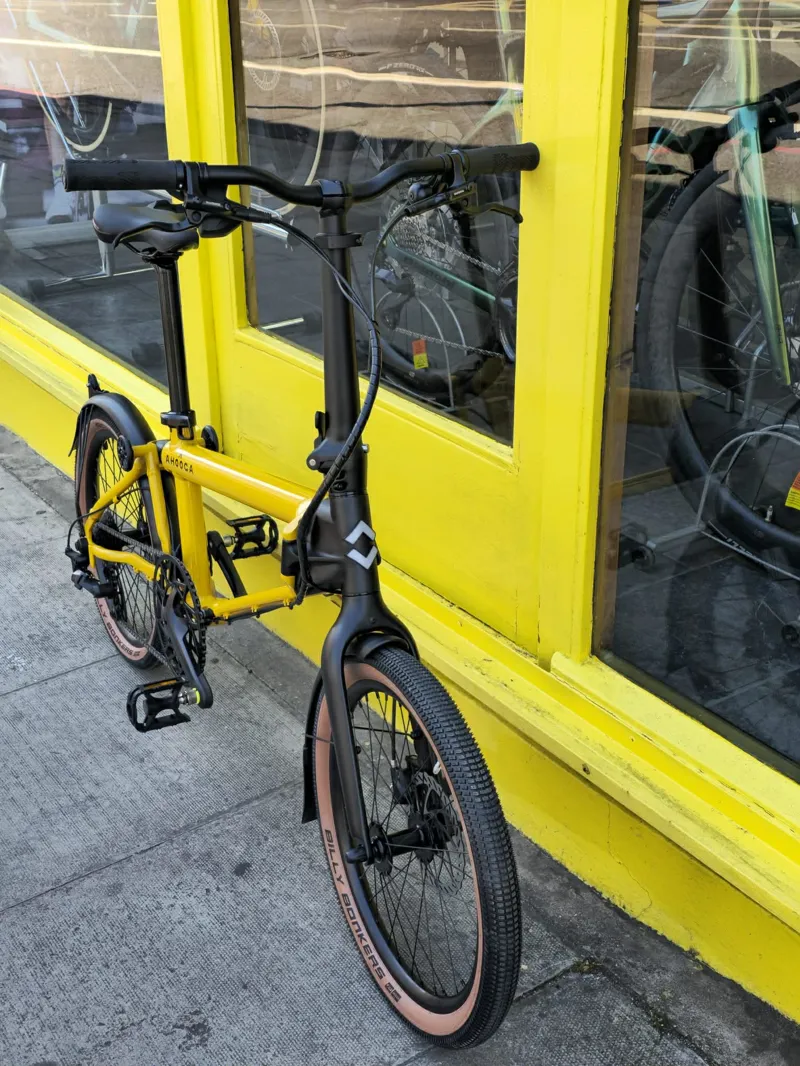 Ahooga A-MAX Derailleur 8 Bumblebee Folding Bike-5
