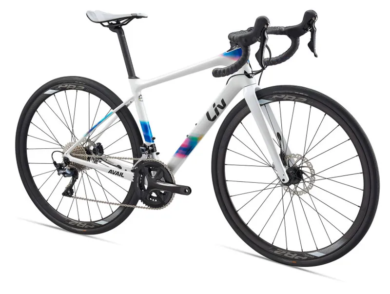 2020 Liv Avail Advanced 1 Carbon Endurance Road Bike in White-1
