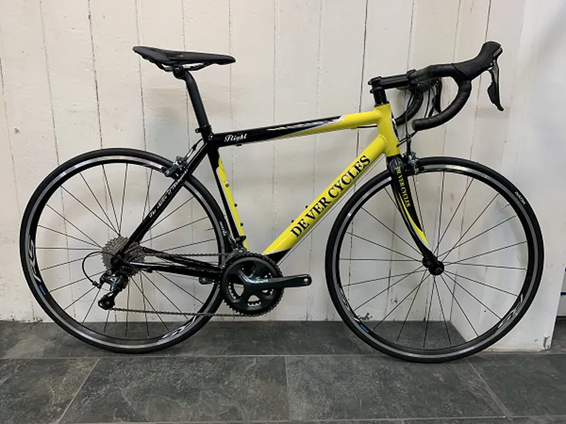 De Ver Flight Shimano Tiagra Aluminium Road Race Bike in Yellow