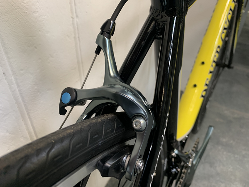 De Ver Flight Shimano Tiagra Aluminium Road Race Bike in Yellow-4