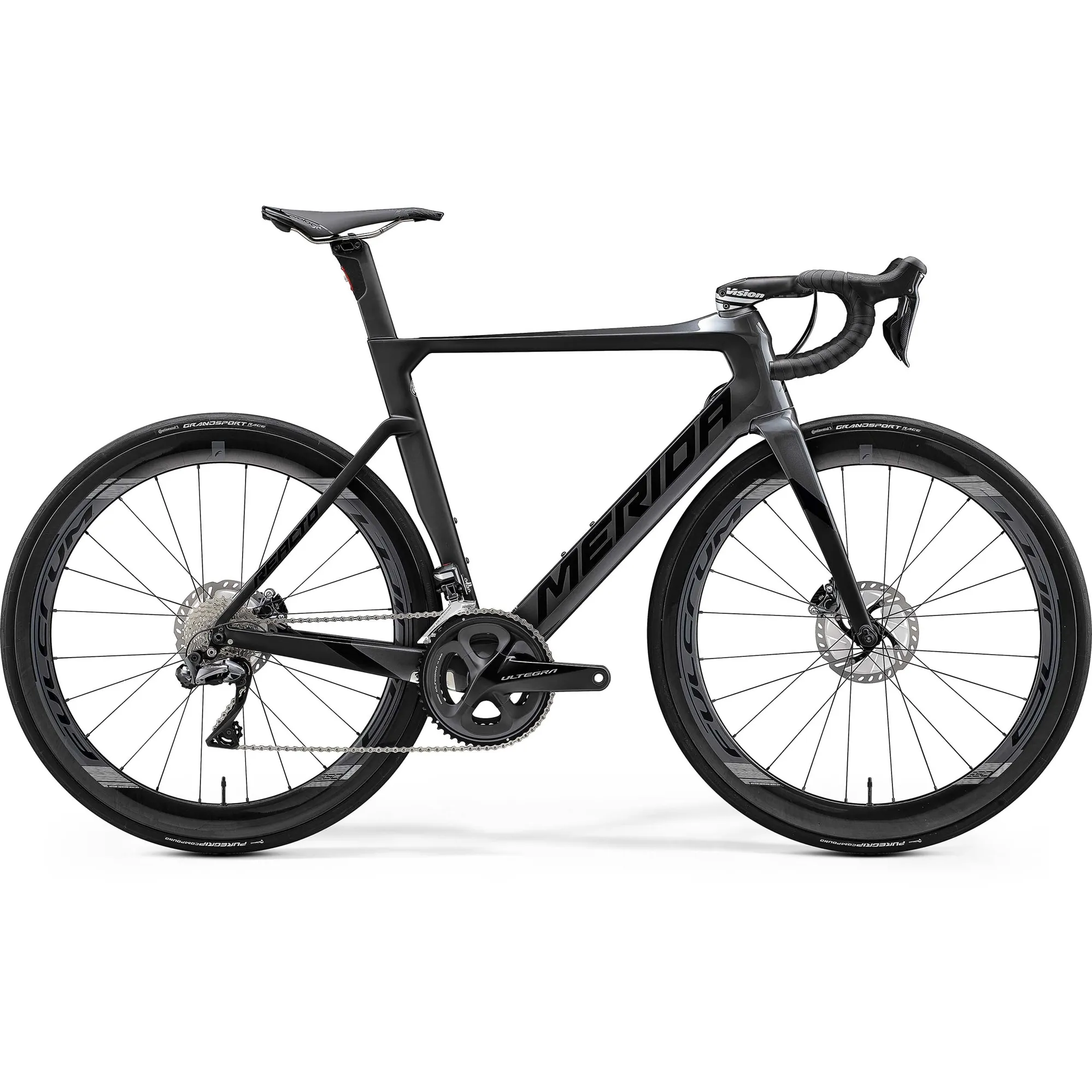 2021 Merida Reacto Disc 8000-E Road Bike in Grey