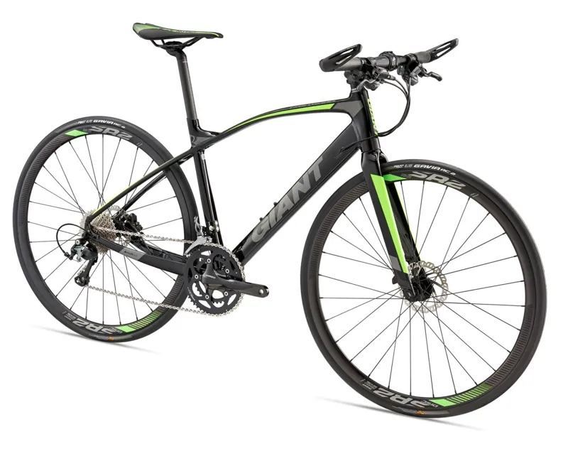 2018 Giant FastRoad SLR 1 Road Bike in Black-1