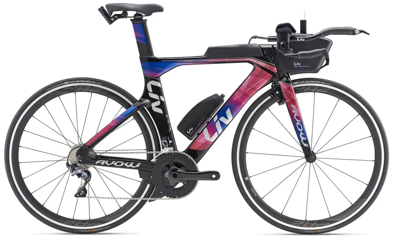 2019 Liv Avow Advanced Pro 2 Carbon Womens Tri Bike in Black