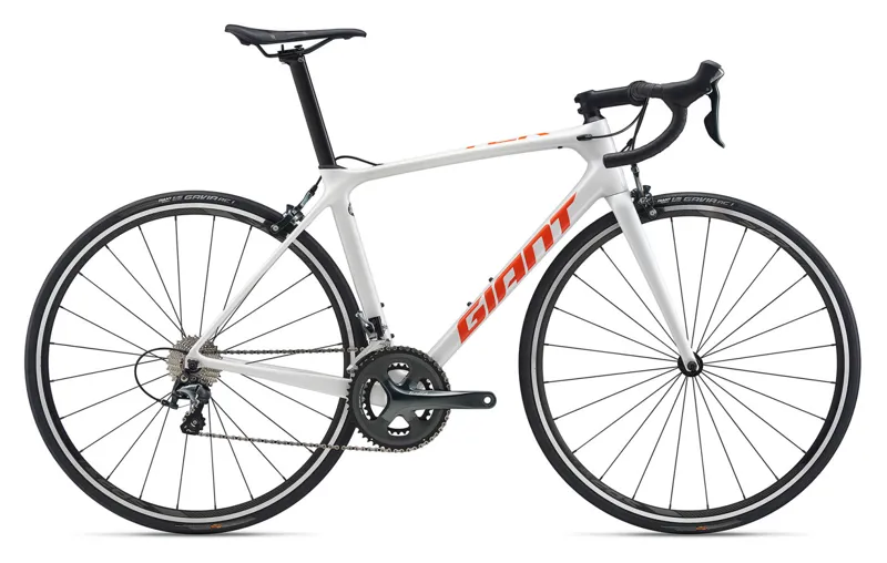 White top racing bike