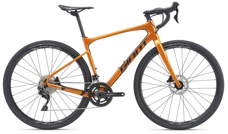 2019 Giant Revolt Advanced Carbon Mens Gravel Bike in Orange