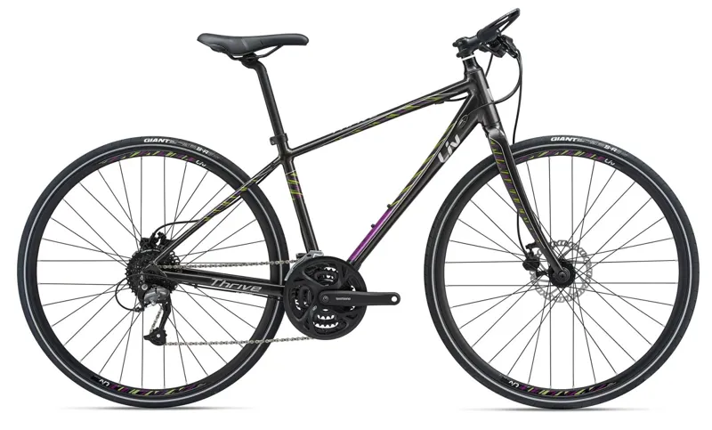 2018 Liv Thrive 2 Disc Womens Flat Bar Road Bike in Grey