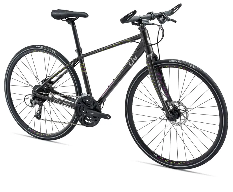 2018 Liv Thrive 2 Disc Womens Flat Bar Road Bike in Grey