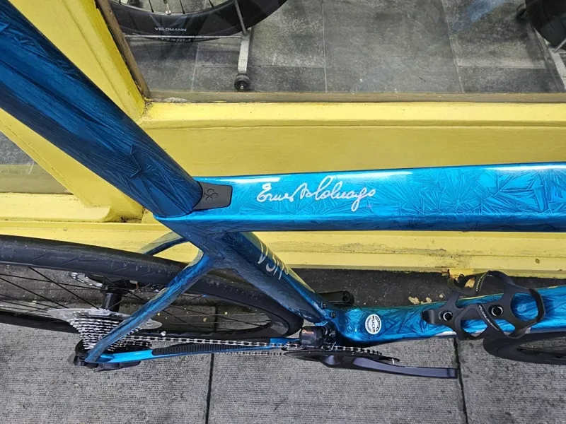 COLNAGO V3R-S DISC BIKE ULTEGRA DI2 12SP  RC19 FROZEN BLUE 54s - Frozen Blue-2