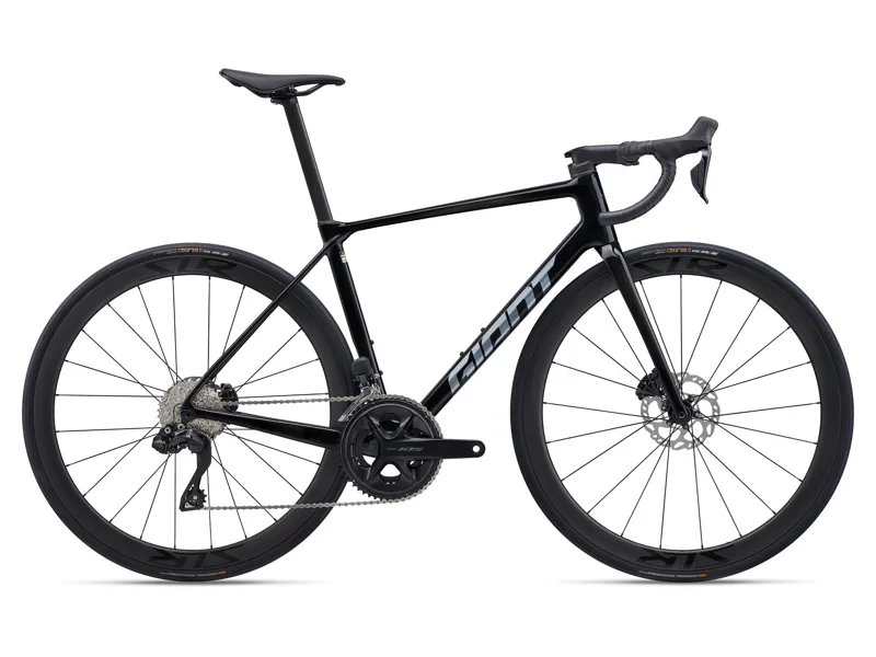 Giant TCR Advanced Pro 1-Di2 Road Bike In Gloss Carbon/Polished Foil