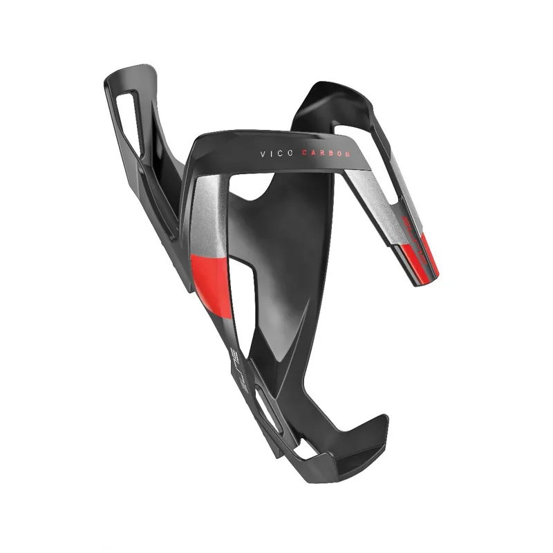 Elite Vico carbon bottle cage matt black / red