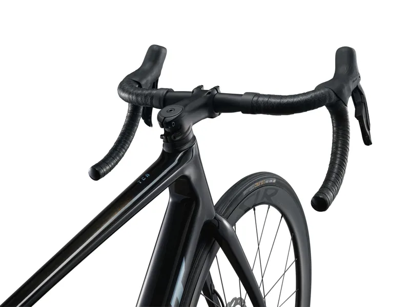 Giant TCR Advanced Pro 1-Di2 Road Bike In Gloss Carbon/Polished Foil-4