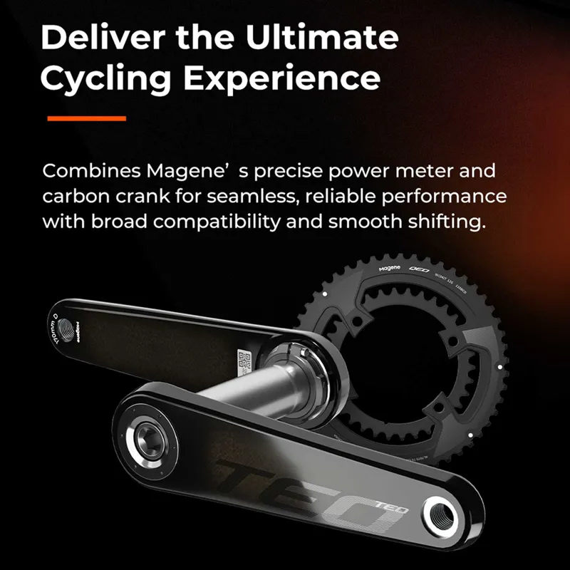 Magene TEO P515 Carbon Power Meter Chainset Black 1-5