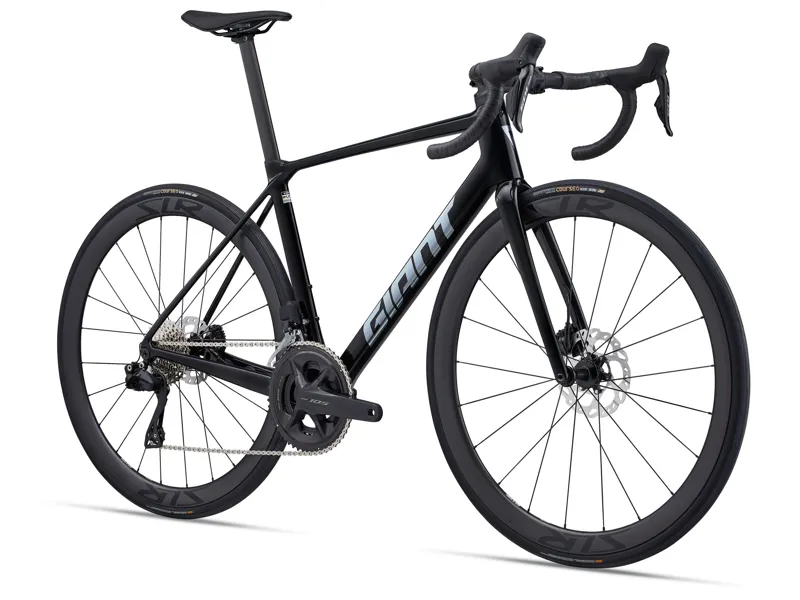 Giant TCR Advanced Pro 1-Di2 Road Bike In Gloss Carbon/Polished Foil-1