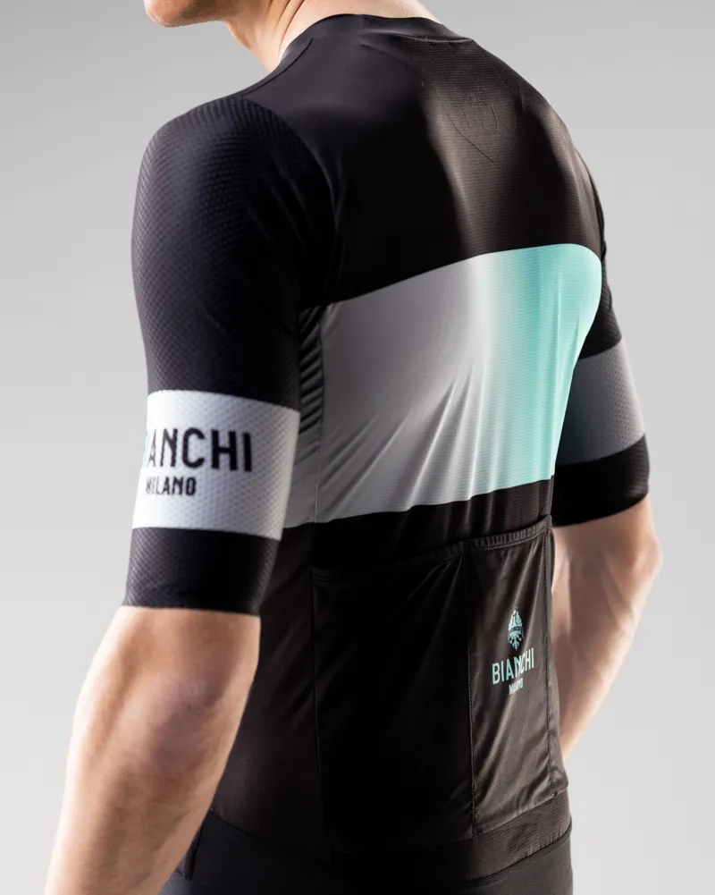 B I A N C H I - M I L A N O - R E M A S T E R E D Black Short Sleeve Jersey-3