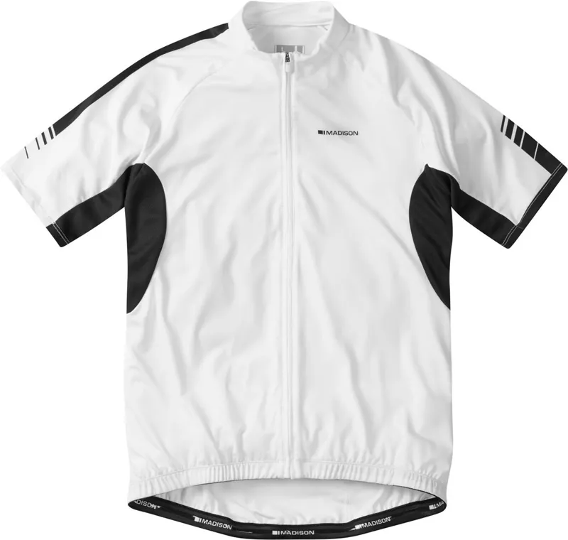 Madison Peloton Mens Short Sleeve Road Bike Cycling Jersey XL - White