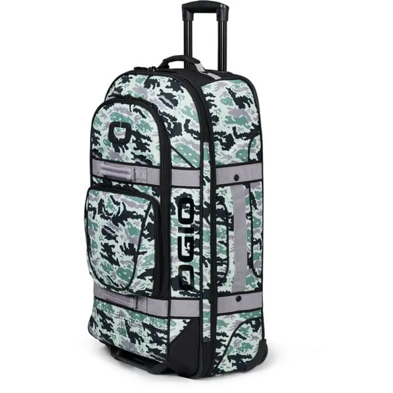 Ogio Terminal 95l Wheeled Travel Bag in White Camo-2
