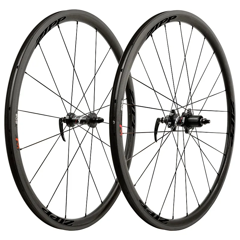 Zipp 202 Firecrest Carbon Clincher Wheelset Black Campagnolo