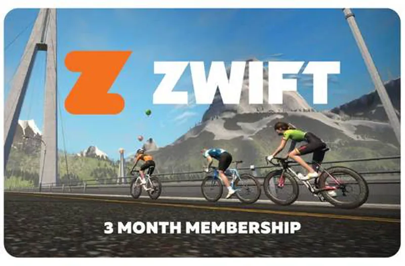 Zwift 3 Month Membership Card