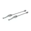 A2Z CrMo MTB Quick Release Set In Silver