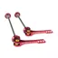 A2Z CNC 130mm Old Mtb Quick Release With Ti Rod In Red