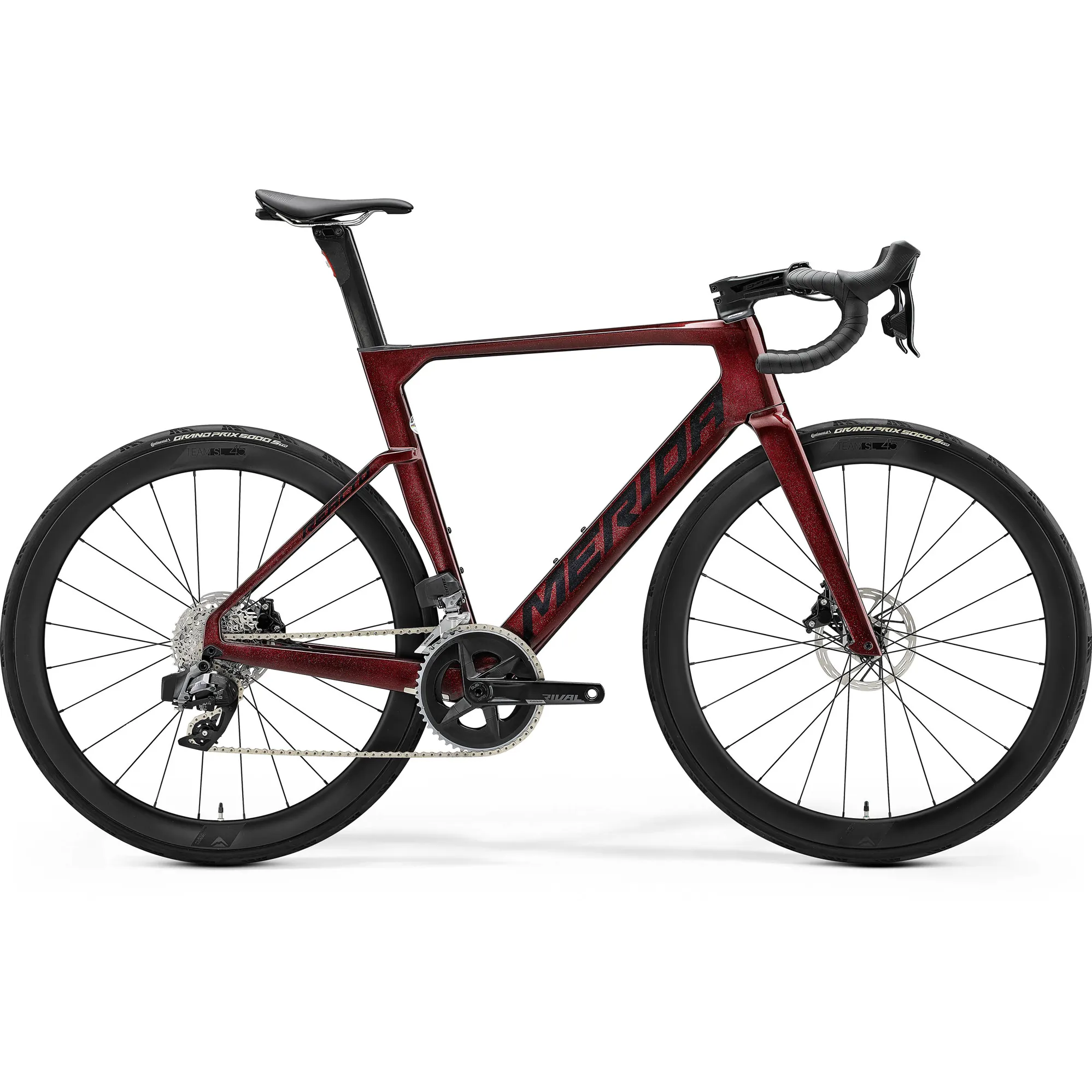 Merida Reacto 7000 Road Race Bike In Red/Black - Main Image