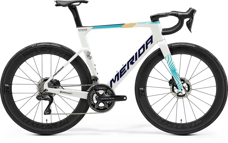 Merida Reacto Team Road Bike In Team Teal/Pearl