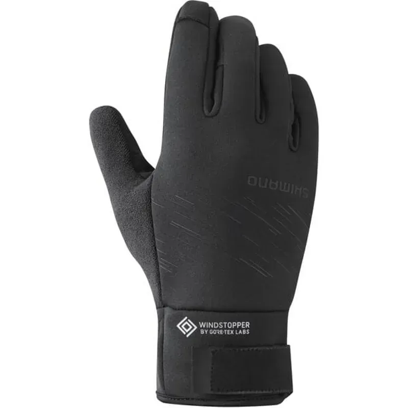 Shimano Clothing Windstopper Insulated Glove In Black