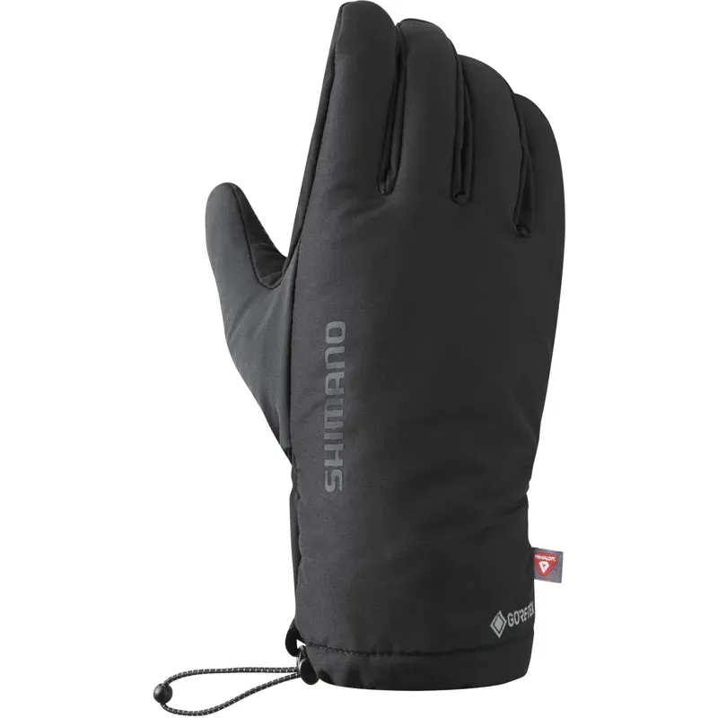 Shimano Clothing GORE-TEX GRIP PRIMALOFT Unisex Gloves in Black