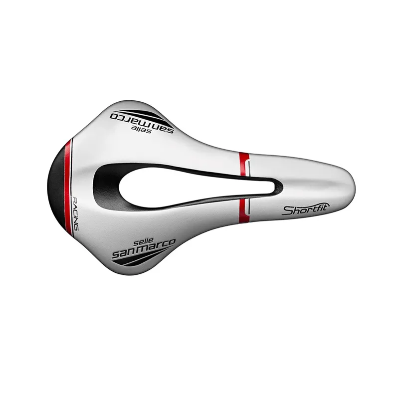 Selle San Marco Shortfit Racing Saddle In White