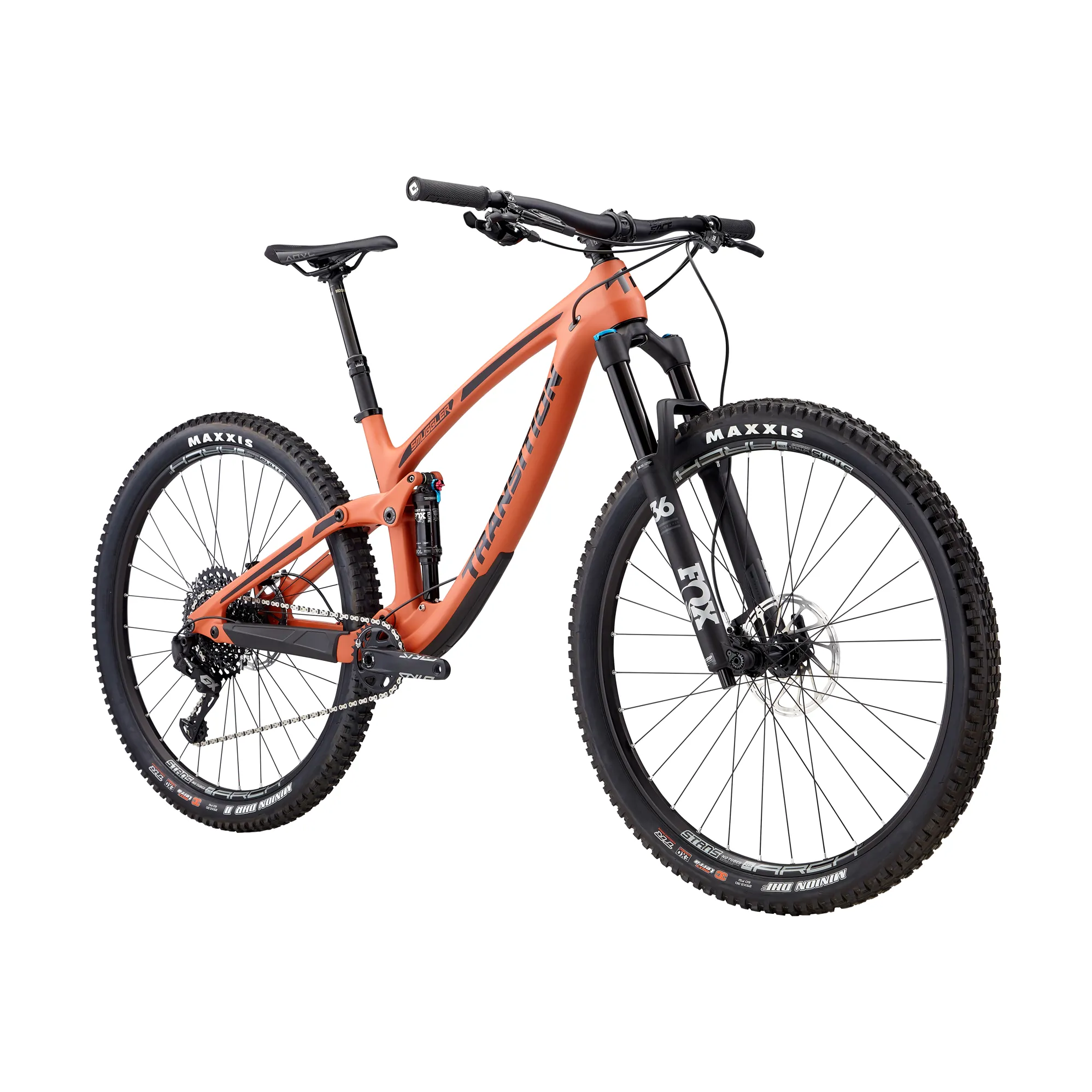 2019 Transition Smuggler Carbon GX FS Mountain Bike in Orange