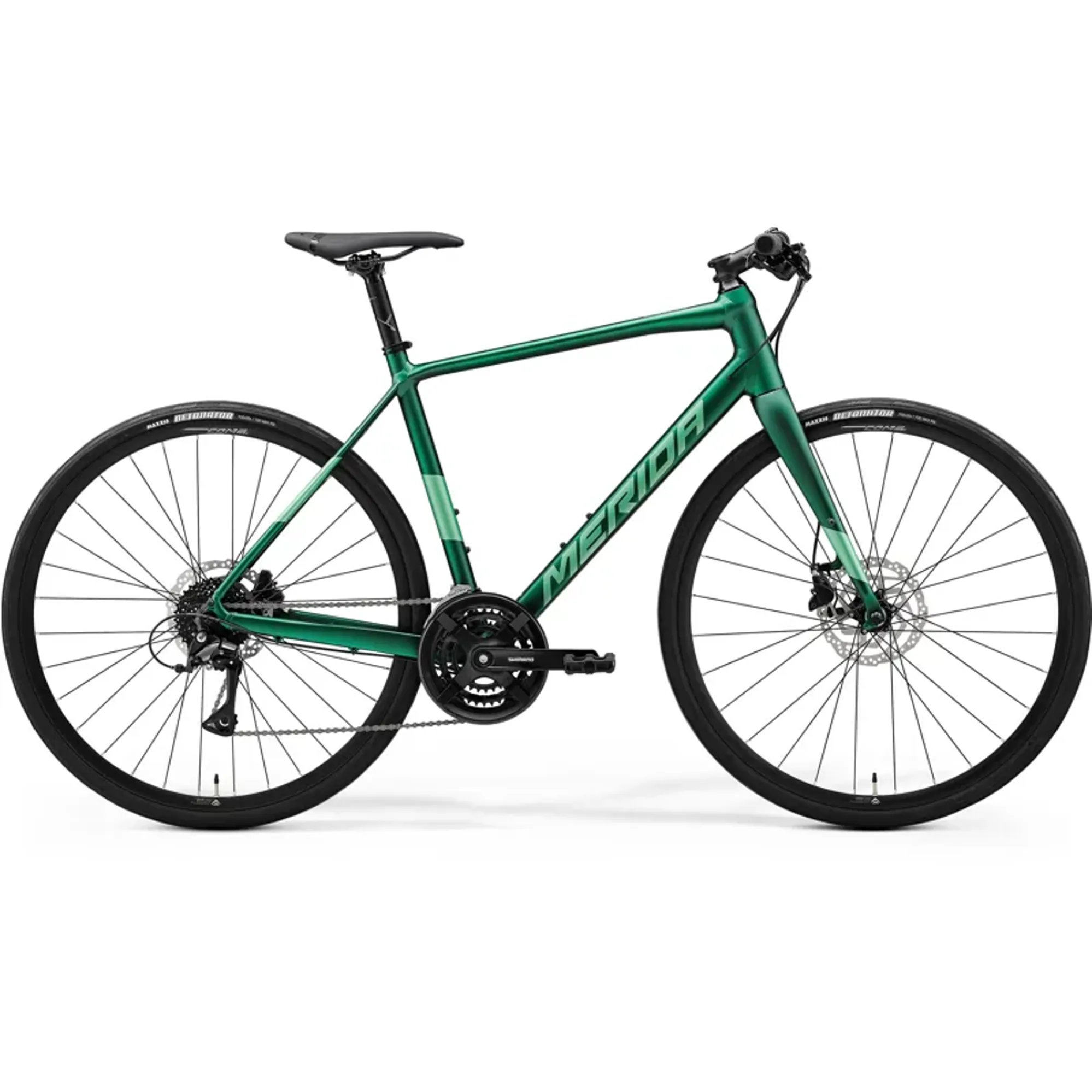 Merida Speeder 100 Road Bike In Green/Silver - Main Image