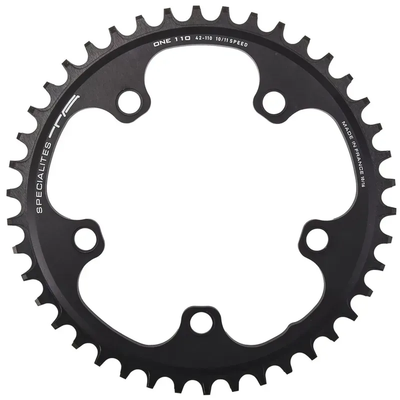 TA 110-pcd 5-arm 10/11/12-speed Narrow/Wide Chainring in Black