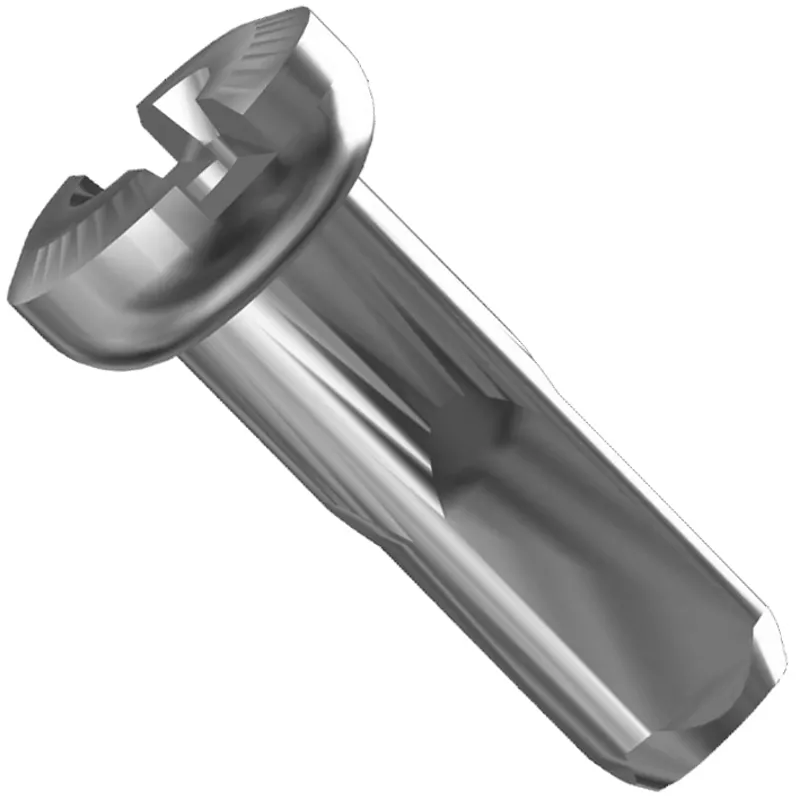 Sapim Polyax 12mm Alloy Nipples in Silver