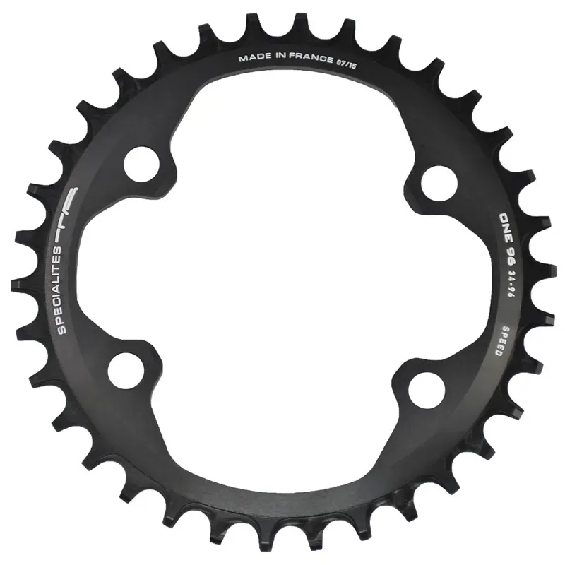 TA 96-pcd One MTB Narrow/Wide Chainring in Black-1