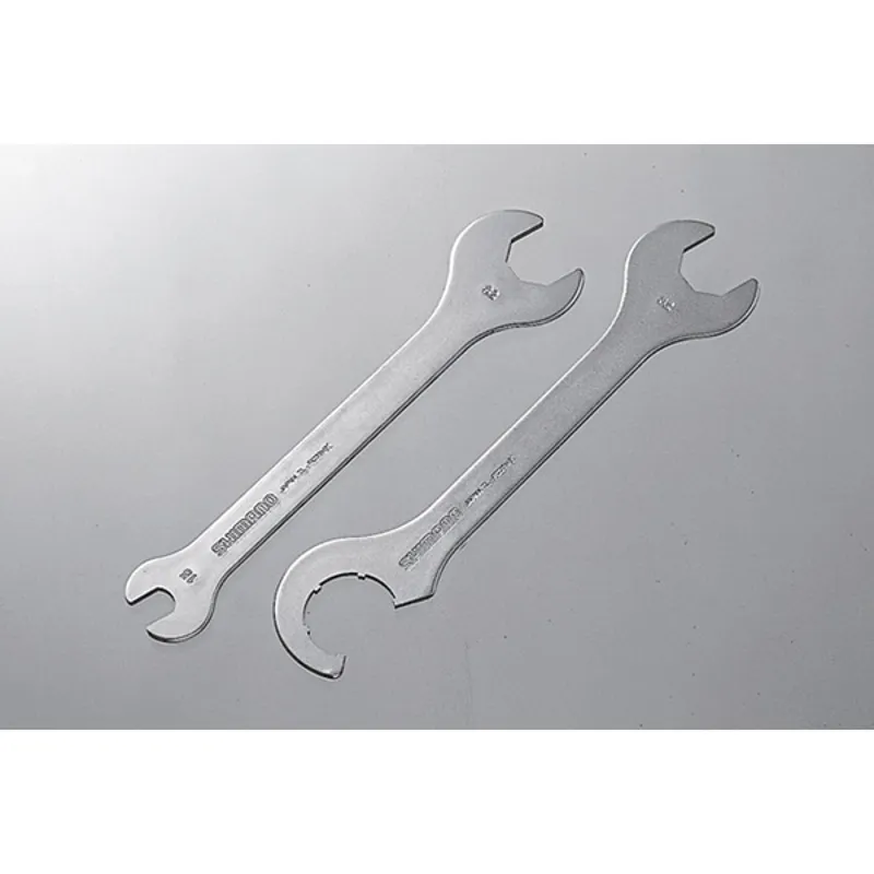 Shimano Workshop TL-FC31 2-piece 15/32mm Spanner Set in Silver