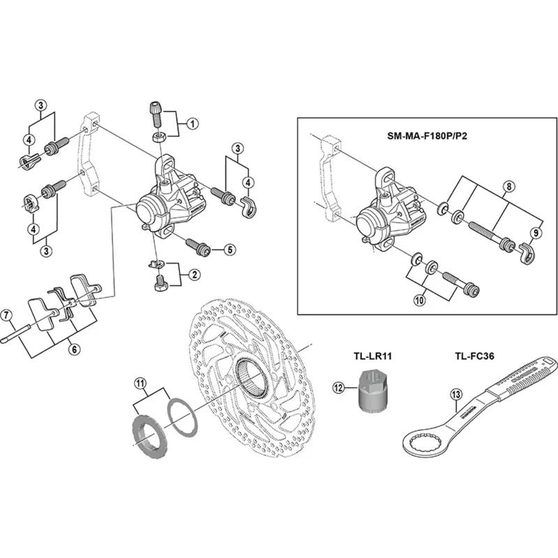 Shimano Workshop TL-LR11 Lock Ring Removal Tool in Black-1