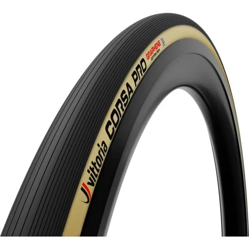 Vittoria Corsa Pro 23-28 G2.0 Tubular Tyre in Black Tan