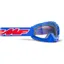 FMF Powerbomb Clear Lens Goggles in Blue