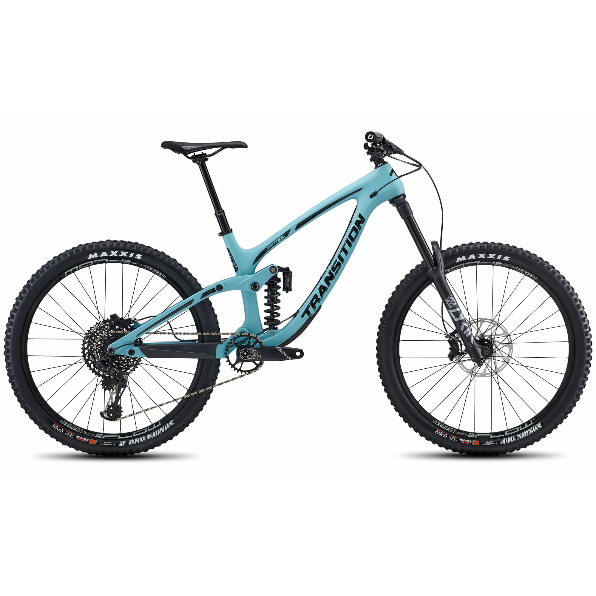 2020 Transition Patrol Carbon GX FS Mountain Bike in Blue