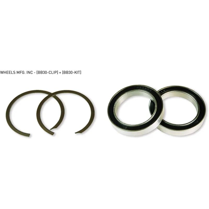 Wheels Manufacturing BB30 Service Kit w/AC Bearings in Black