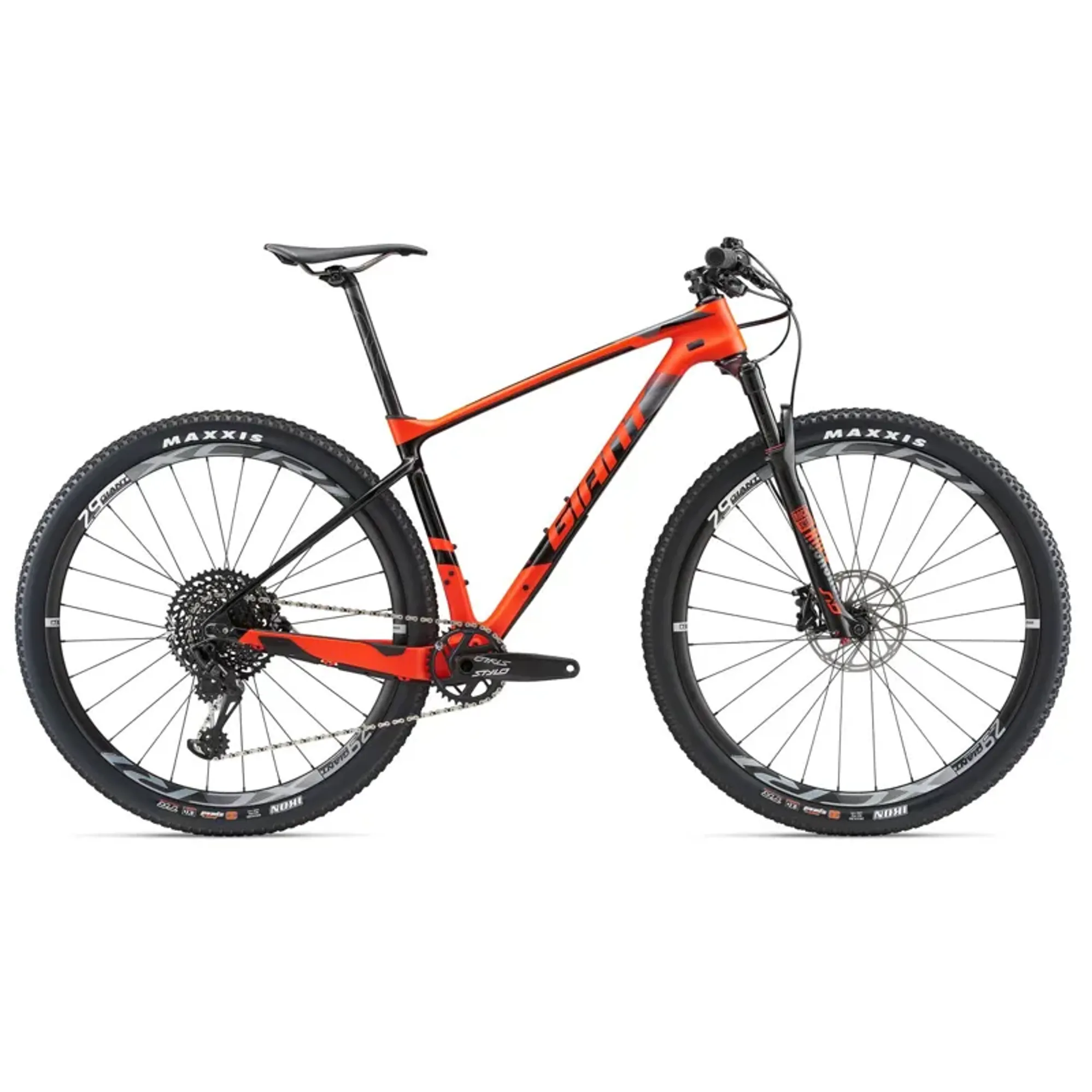 2018 Giant XTC Advanced 29er Carbon Mountain Bike in Red